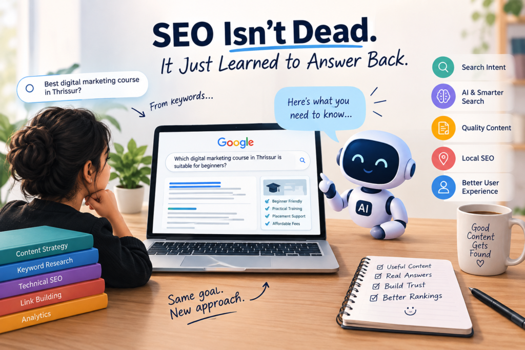 seo isn’t dead. it just learned to answer back