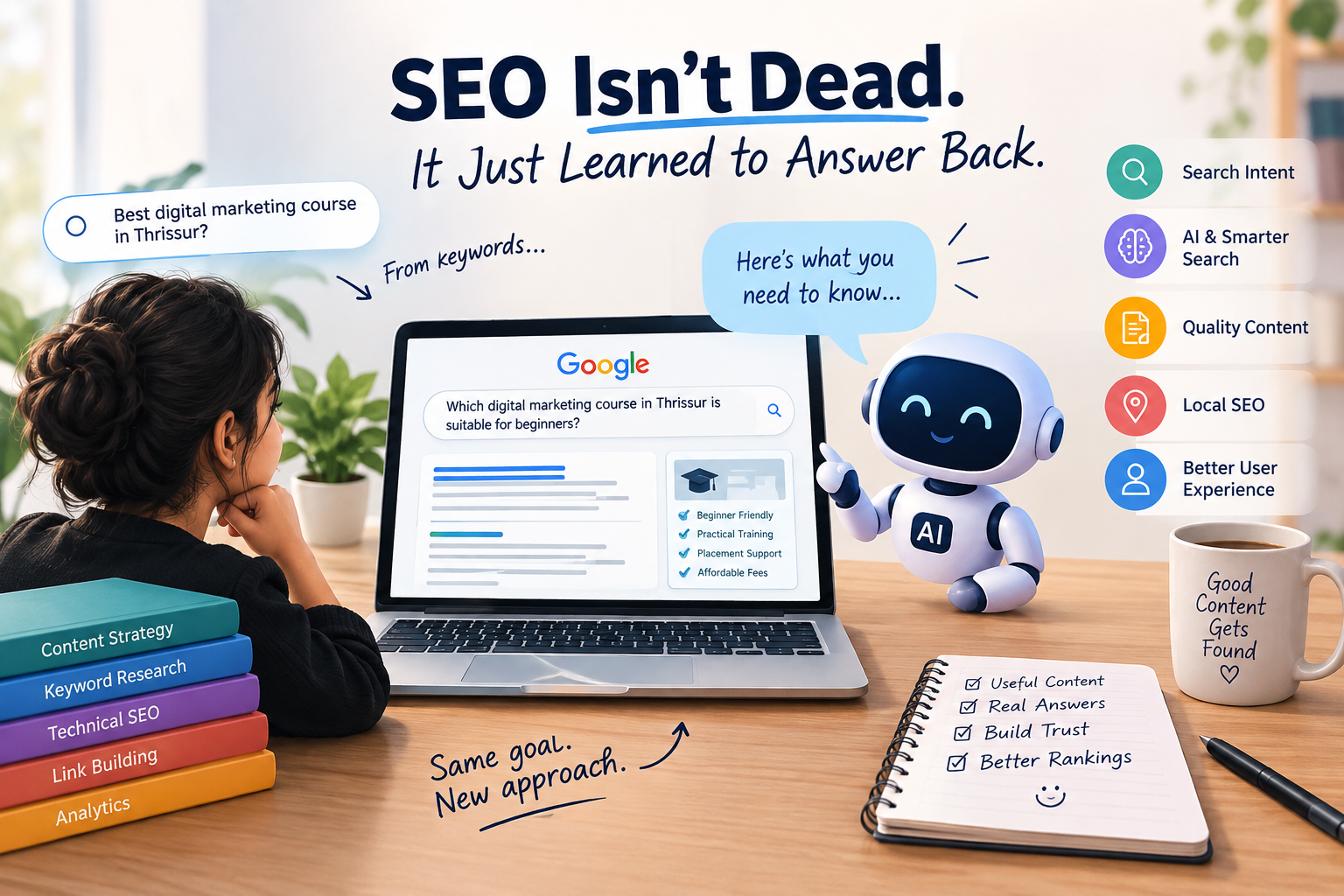 SEO Isn’t Dead. It Just Learned to Answer Back.